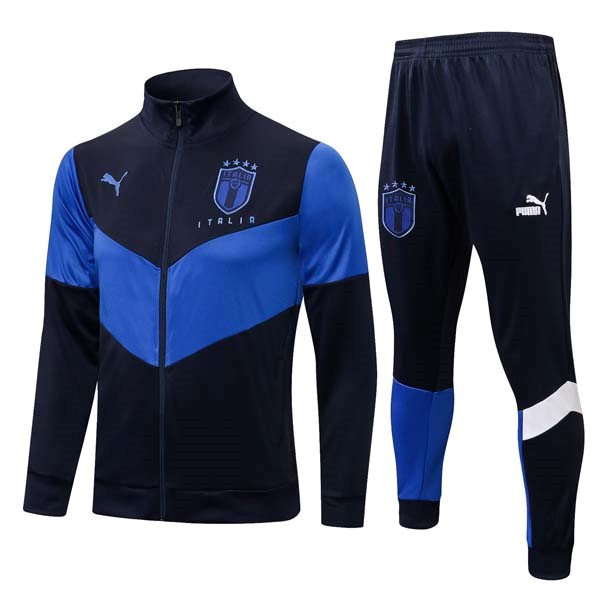 Chandal Italia Azul Negro 2022